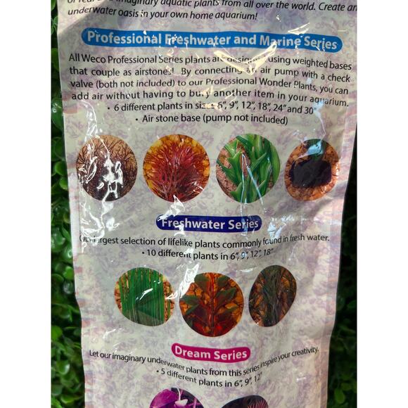 New Bundle WECO Aquarium Plant Freshwater Series & Dream Series 12" Fish Tank - Picture 8 of 10